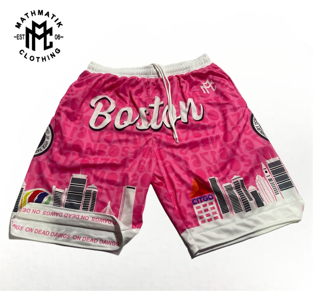 MATHMATIK NEIGHBORHOOD SHORTS- BOSTON(BC AWARENESS EDITION)